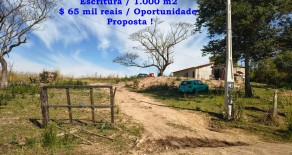 TERRENO c/ ESCRITURA 1.000 M2 – REF; 221